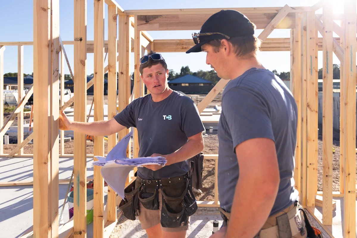 TCB Build team on site
