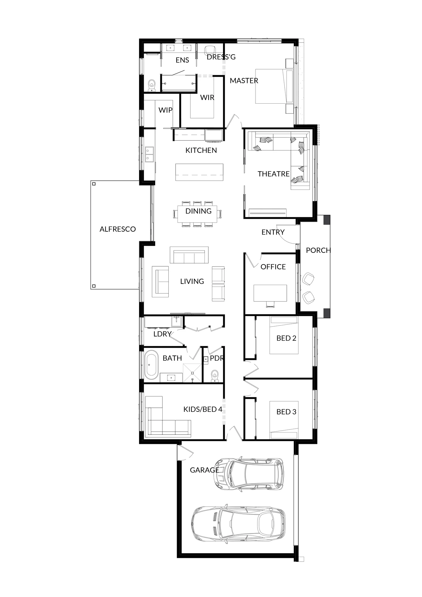 Hawthorne 259 floor plan