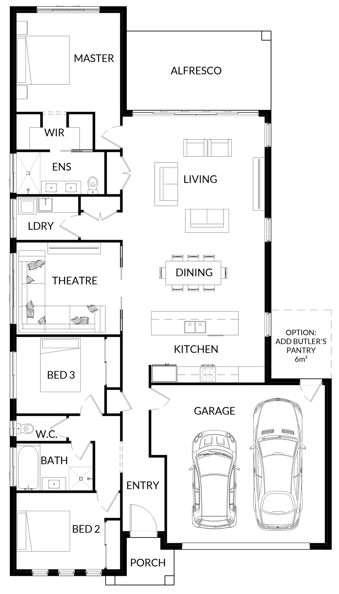 Teneriffe 221 floor plan