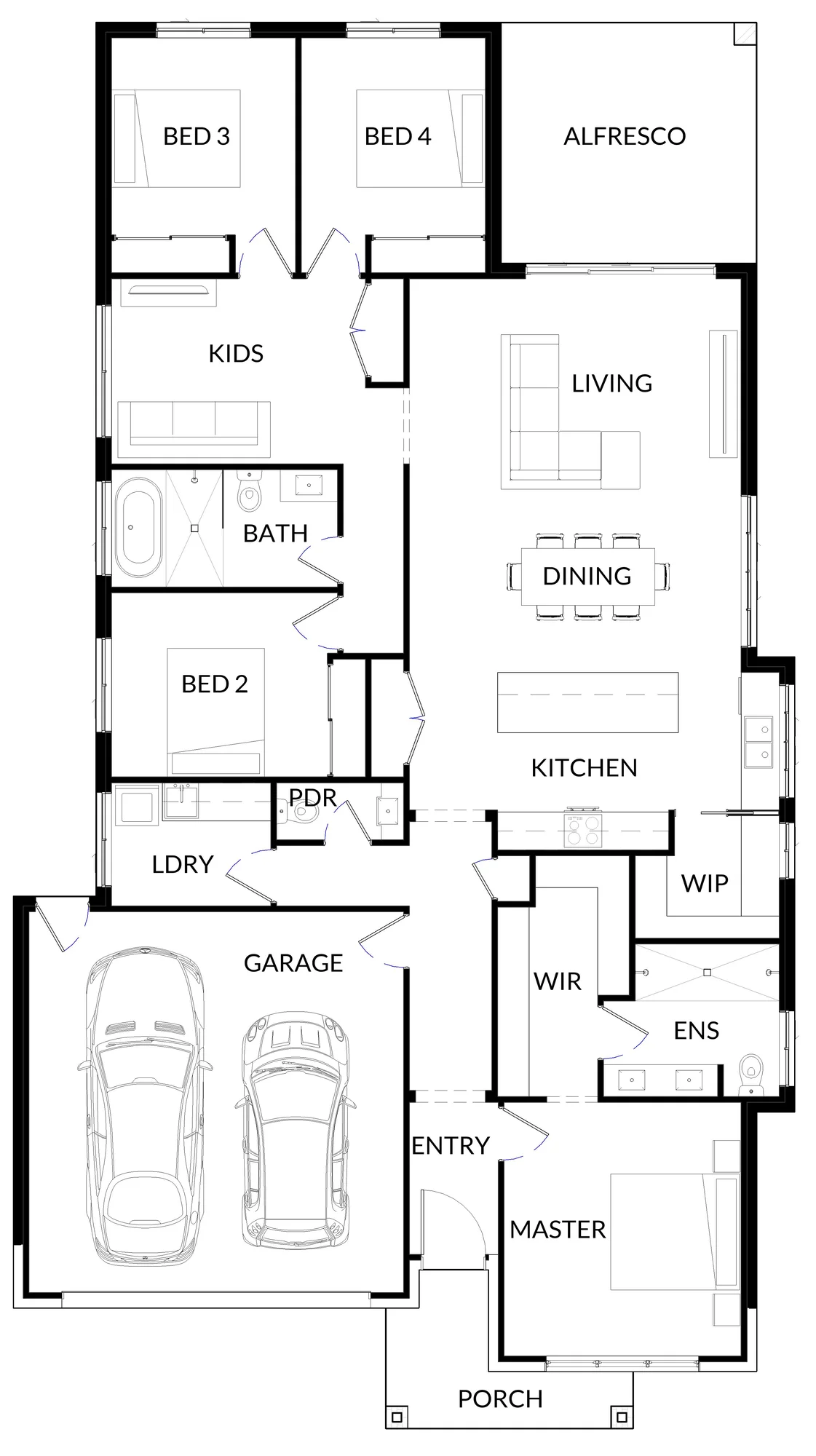 Tulum 233 floor plan